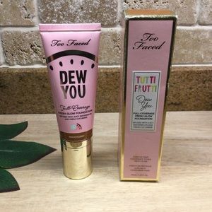 New Too Faced Dew You Foundation - Mahogany